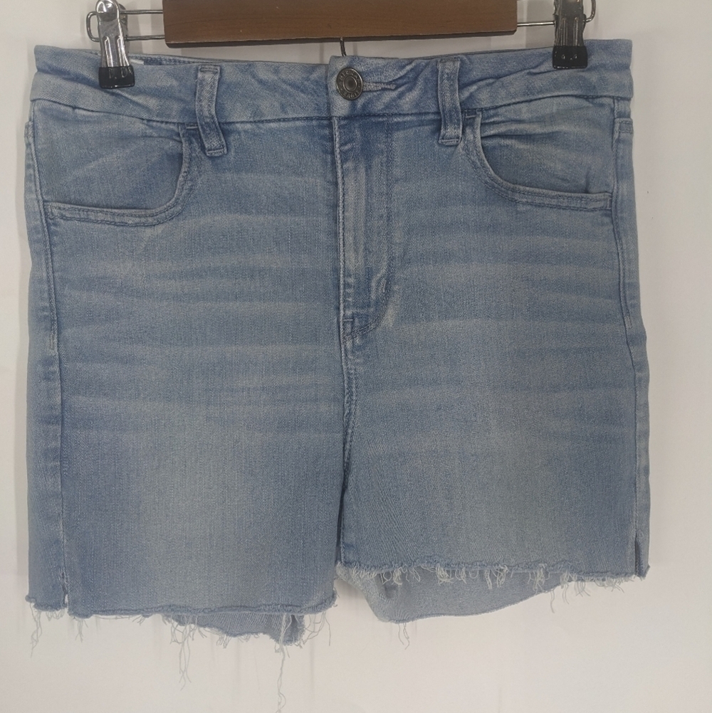 AMERICAN EAGLE Curvy Hi-Rise Jegging Denim Jean Shorts